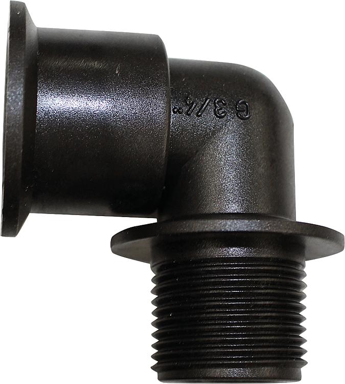 Zuwa Bogen 90°  Kunststoff IG 3/4" x AG 3/4" für Solarcheck Mobilcenter Kompakt P80