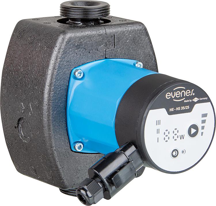 Umwälzpumpe Evenes HE-HS 35-15, DN15 1/2" PN10 230V, Baulänge: 130mm