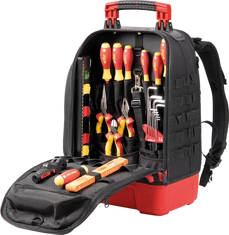 Werkzeugrucksack Wiha electric 26-teilig