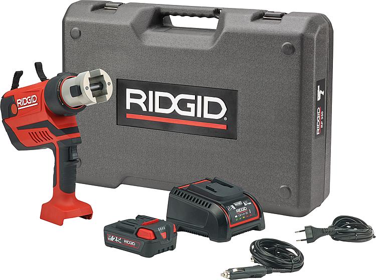 Akku-Pressmaschine RP 350-B mit 1x2,5Ah Li-Akku,Ladegerät und Transportkoffer