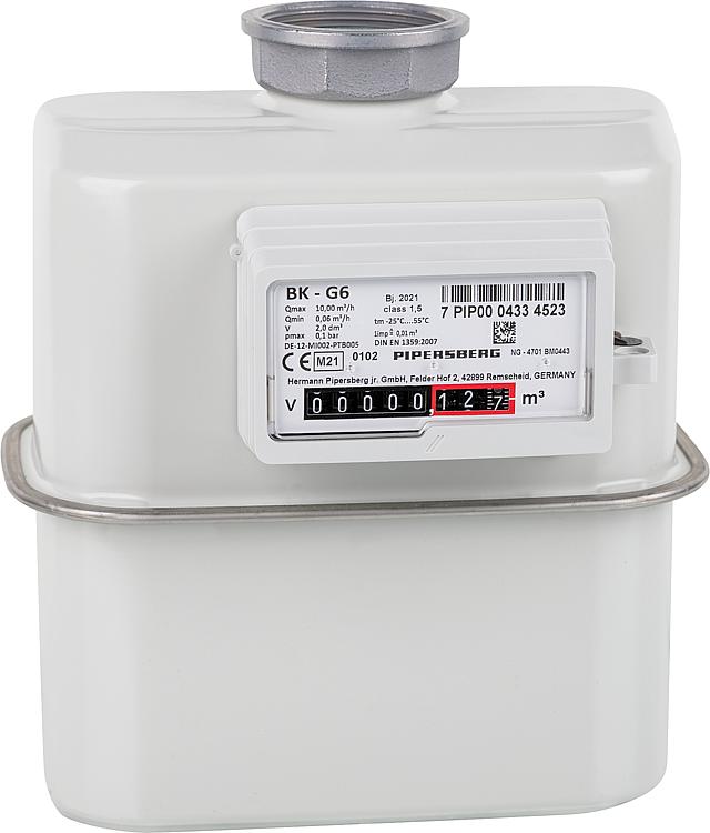 Gaszähler BK G25, Einstutzen DN 50