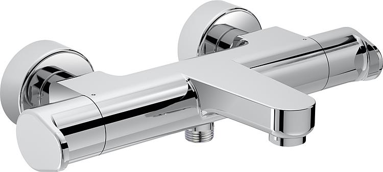 AP-Wannenthermostat Evica Ausladung 163 mm chrom