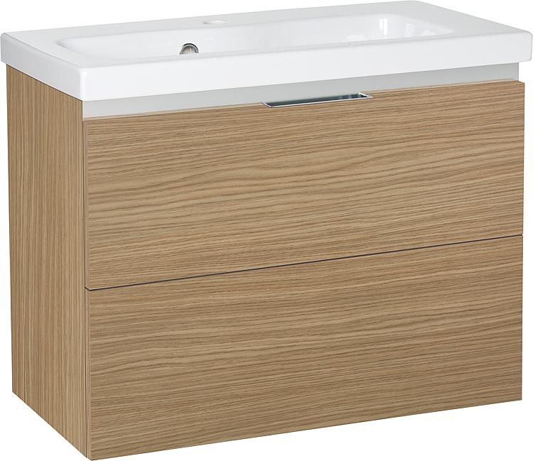 WTU+Keramik-WT EOLA Eiche natur, 2 Auszüge 710x580x380