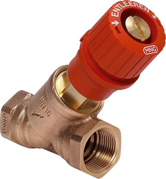 Strangregulierventil Honeywell Kombi-3-Plus, V5000 DN32 11/4" IG, rot