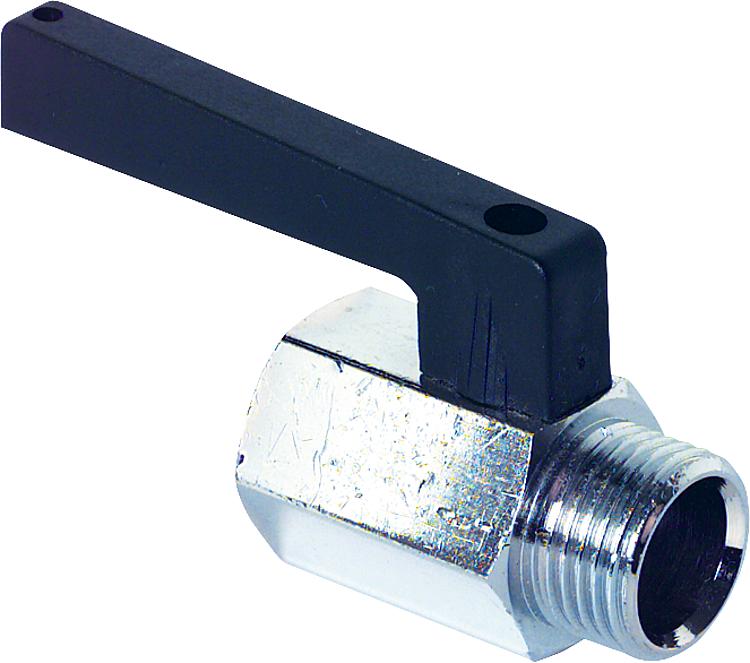 Mini Kugelhahn mit langem Hebel IGxAG 1/8"