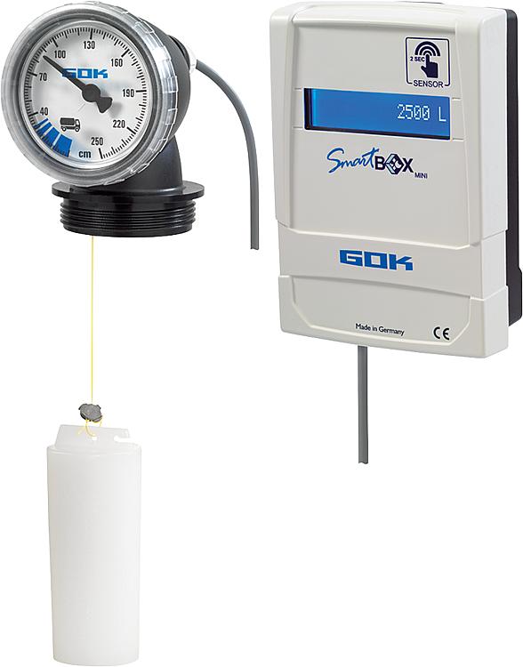 GOK Tankinhaltsanzeiger Smartbox Mini 1590004 Inhaltsanzeiger für Öltank Öltankinhaltsanzeiger