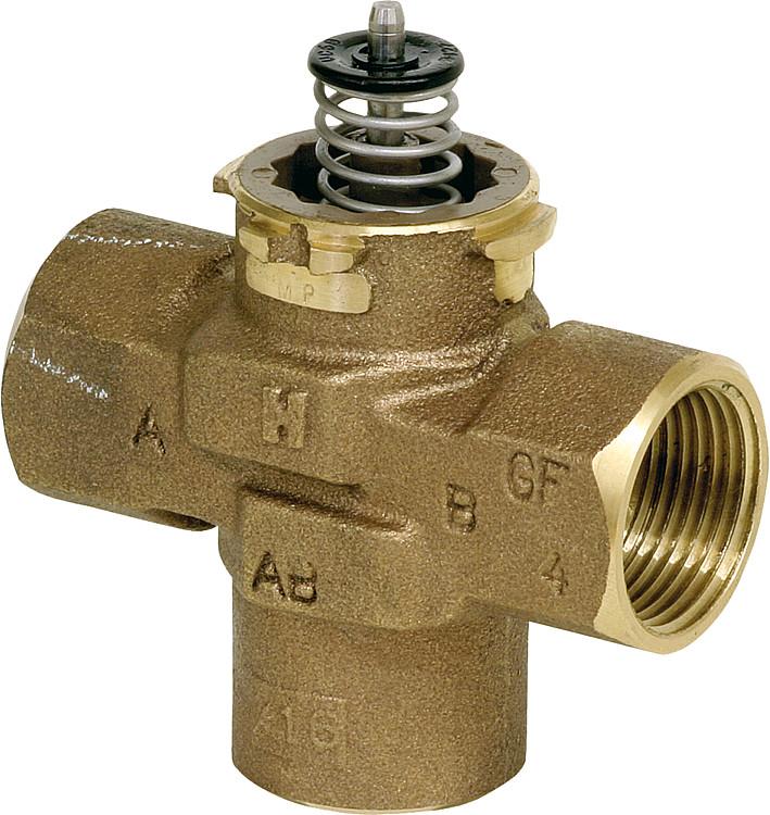 VCZMP6000 Honeywell Dreiwege Umschaltventil 1" Innengewinde, Kvs 7.7 3 Wege Ventil