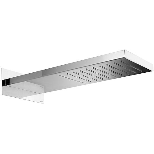 Kopfbrause EILIS 2 Strahlarten Ausladung 500 mm Edelstahl Spiegel-Poliert