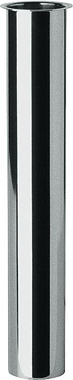 Bördelrohr 32 x 200mm Edelstahl verchromt für Siphon