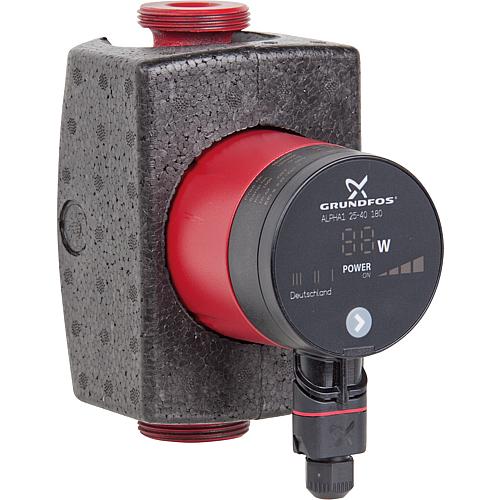 Umwälzpumpe Grundfos Alpha 1 25-60N, DN25(R1),PN10, 230V, Bl:180mm, Edelstahl