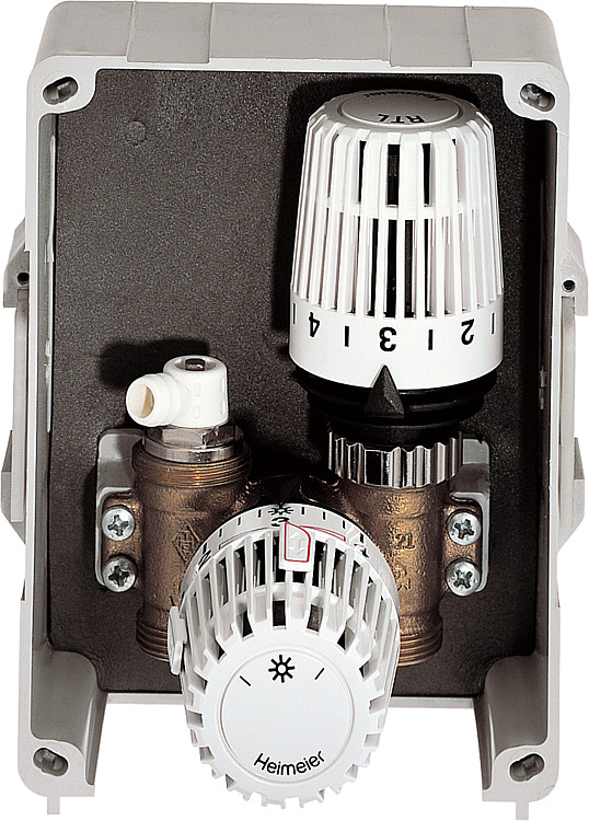 Heimeier Multibox K-RTL Abdeckung und Thermostat-Kopf weiß 9301-00.800 UP Einzelraumregelung