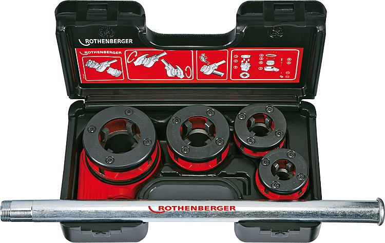 Gewindeschneidemaschine Super Cut-Set BSPT R 1/2 - 1 1/4  i. Koffer