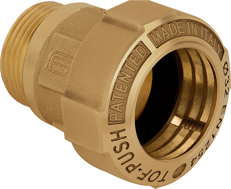 Anschlußverschraubung mit AG Typ 861 1" x 32mm nicht für Gas geeignet