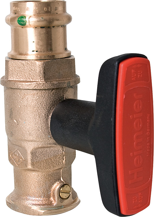 Heimeier Kugelhähne P-S mit Schwerkraftbremse 28 mm x 1" 0632-28.000