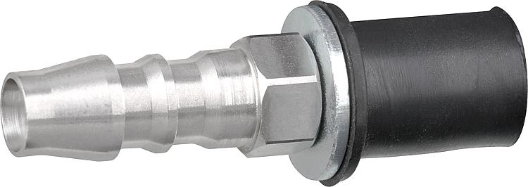 Ablaufstutzen selbstdichtend 6mm, VPE = 5 Stück Sauermann