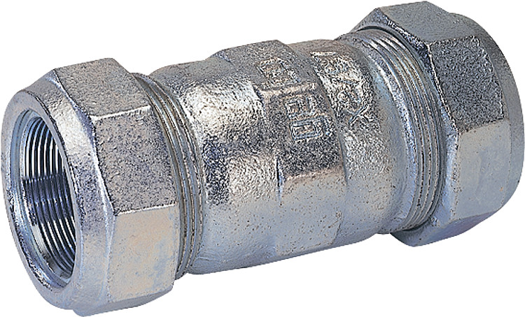 Gebo Temperguss Klemmverbinder (i/i) Gas PN 4 Wasser PN 10 Typ O 3/8" 01.150.02.00