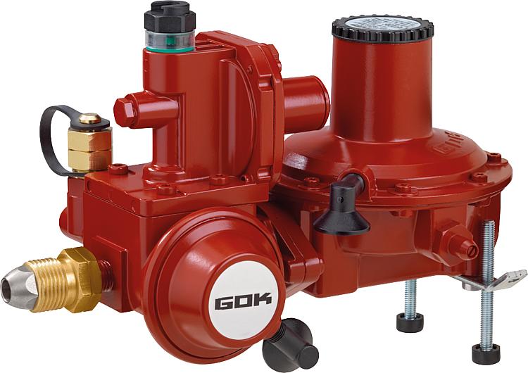 Vorstufenregler PS 25 bar 24 kg/h 0,7 bar, POL x RVS 15, Abschaltdruck SAV: 1,0 bar