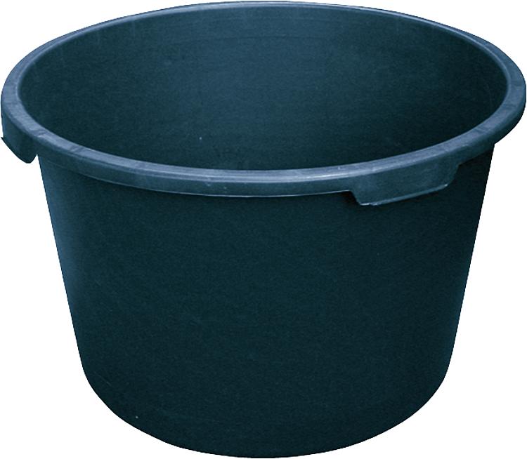 Mörtelkübel 90 Liter schwarz, breiter Rand, VPE = 3 Stück