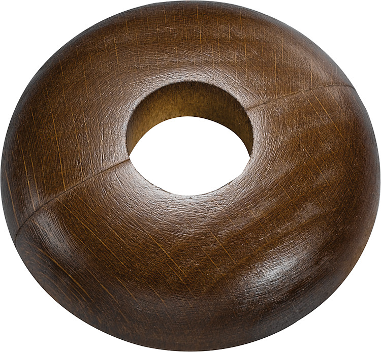 Holz Einzelrosette Rosette Typ Schwarzwald Buche dunkel 16 mm Heizkörperrosette