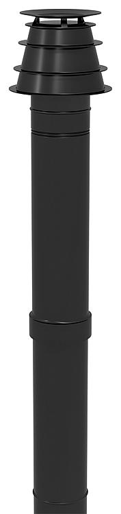 CondensBlue AZ Dachdurchführung schwarz, DN 60/100