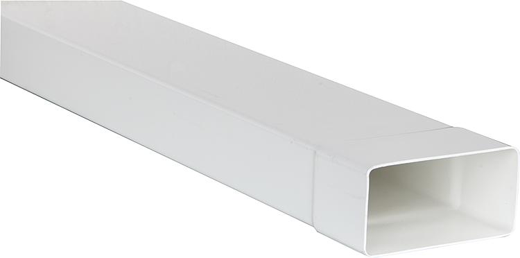 Flachkanal FL 100/500 110 x 55 mm / Länge: 500 mm Kunststoff weiß