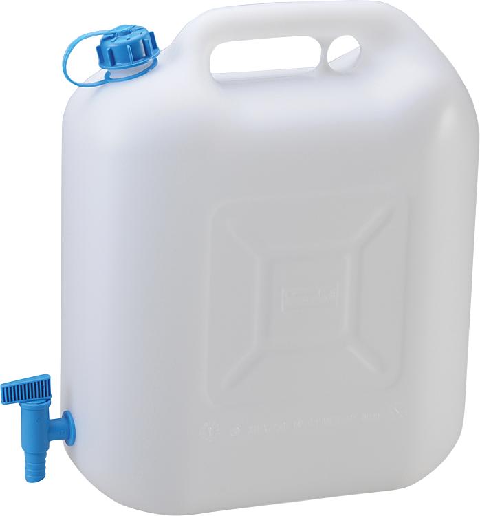 Wasserkanister Eco Natur 22 Liter mit Ablasshahn 190x415x440mm