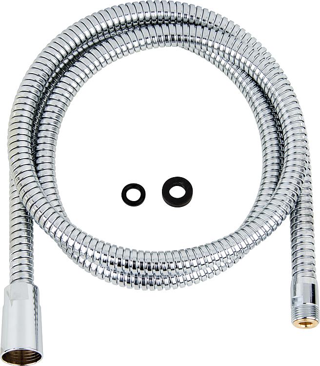 KWC Metallschlauch KWC 3/8" AG 1/2" IG Hülse, Länge 1500mm Z.501.997.000