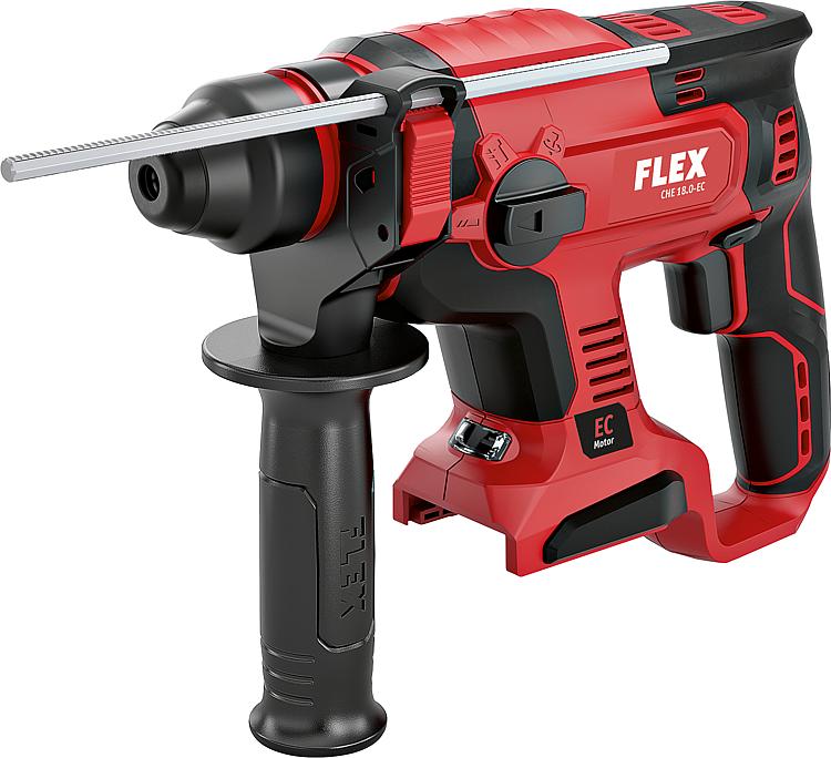 Akku-Bohr- und Meißelhammer FLEX 18V CHE 18.0-EC ohne Akku und Ladegerät