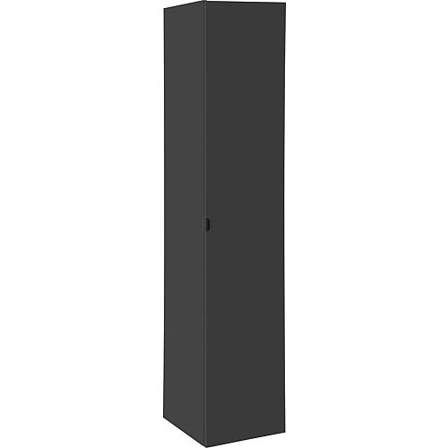 Hochschrank Serie LOSSA 1 Türe,Anschl. links, anthrazit matt,350x1625x370mm