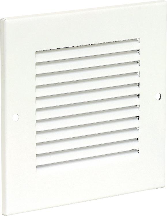 Helios Wetterschutzgitter braun lackiert H/B: 138 x 238 mm Metall m.Insektenschutz u.Bef.