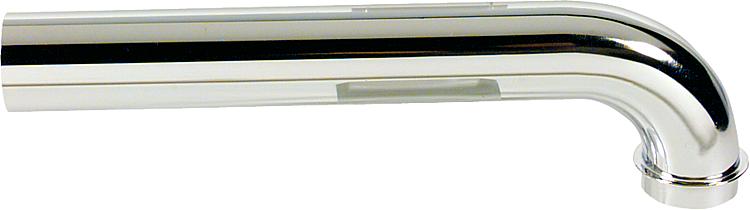 Abgangsbogen 90° Messing verchromt 32 x 220 mm
