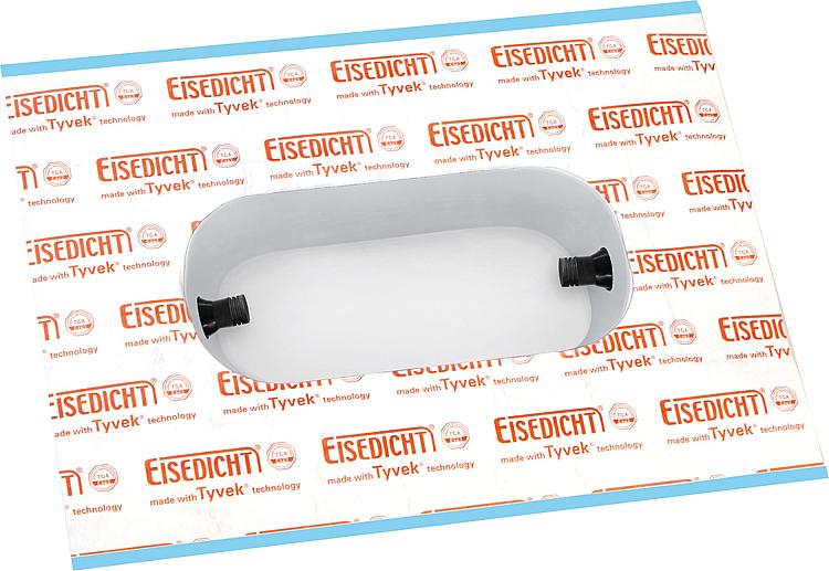 Steckdosenmanschette Luftdicht 3-fach, Tyvek Klebekragen SD0003