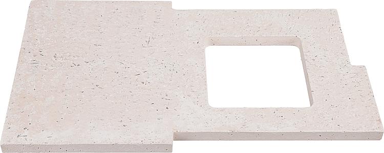 Brennraum-Keramik Eventura PKL + PKKL 16KW seilich mit Loch für Pelletbrenner