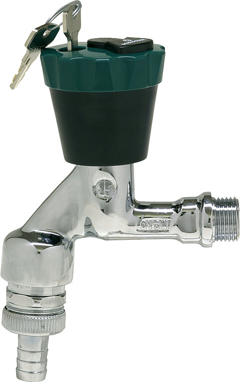 Schlösser Auslaufhahn Wasser-Safe mit  Belüfter + Rückflussverhinderer Wasserhahn 1950 absperrbar