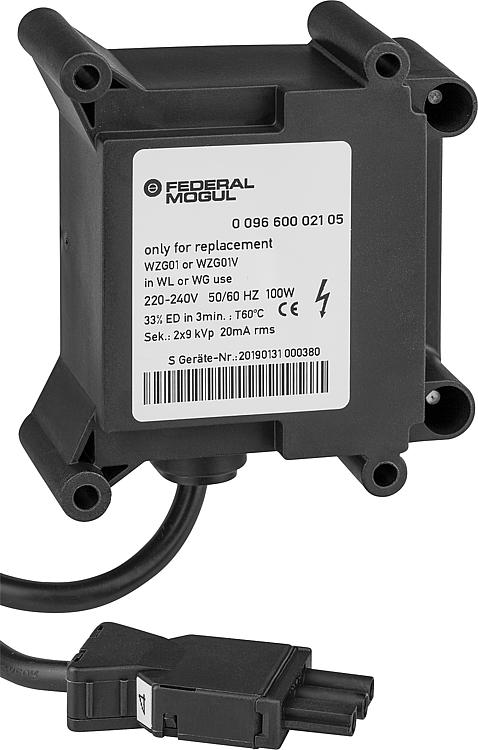 Zündeinheit für Weishaupt Beru W-ZG 01 Zündtrafo WL 5, WL 10, WL 20, WL 30 NEU, WL 40 (2-polig)