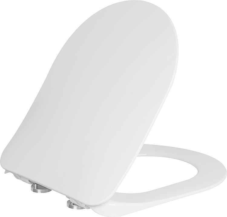 Evenes WC-Sitz Elanda Softclose Duroplast weiß Edelstahlscharnier