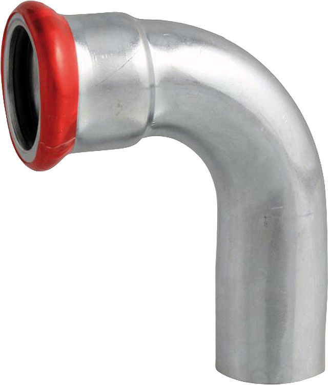 C-Stahl Pressfitting Bogen 90° (i/a) 42 mm M-Kontur
