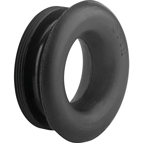 Gewinde-Nippel (Herberger Nippel) 2 " x 32 mm Gummi-Qualität Art. 3116