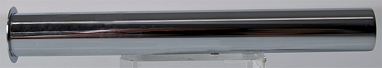 Spühlrohr verchromt 180 mm L, gekröpft 15mm für Urinalbecken