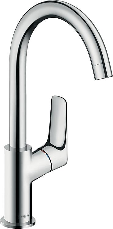 Waschtischmischer Hansgrohe 210 Logis Schwenkauslauf mit Ablaufgarnitur chrom 71130000