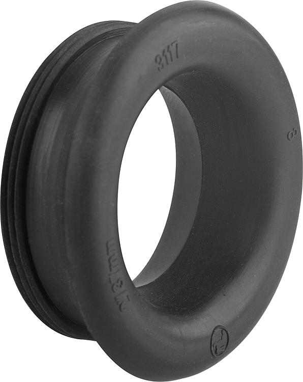 Gewinde-Nippel (Herberger Nippel) 2 " x 37 mm Gummi-Qualität Art. 3117
