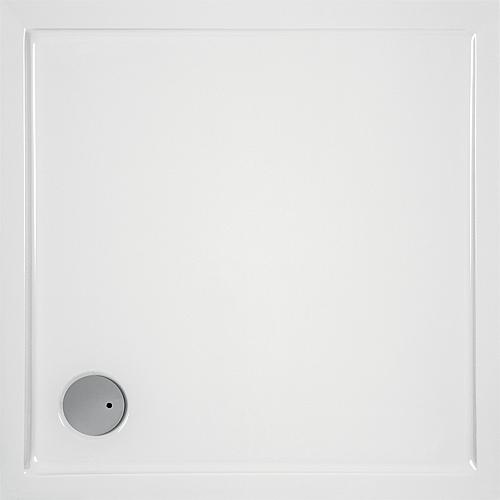 Duschwanne EVREN Quadrat 1000x55x1000 mm Acryl, weiß