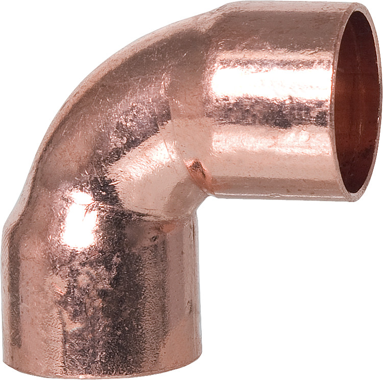 Kupferlötfitting 5090 Winkel 90° 12 mm Kupfer ixi innen innen