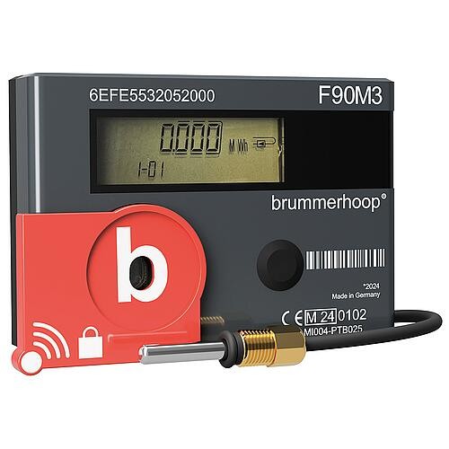Kapsel-Austausch-Wärmezähler F90M3-IST,Funk,ISTA kompatibel,2"KOAX,Qp 2,5 m3