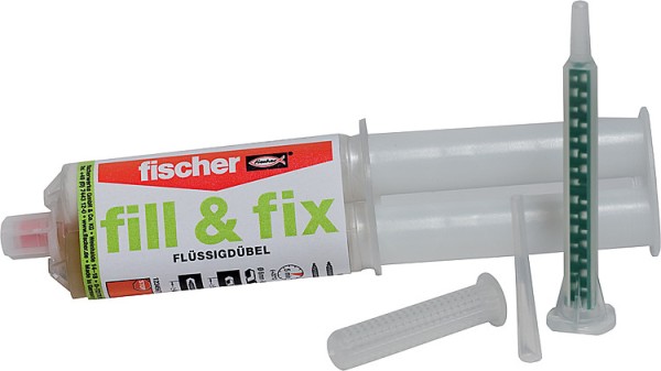 Fischer Flüssigdübel fill und fix 2 Komponenten Injektionsmasse 25ml Flüssig Dübel