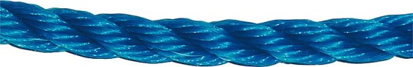 GEWA-Faserseil, Polypropylen gedreht d=10 mm, Länge 10 m Farbe blau