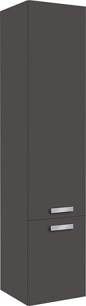 Hochschrank Serie MAB 2 Türen anthrazit Hgl. Anschlag rechts 350x1585x370 mm