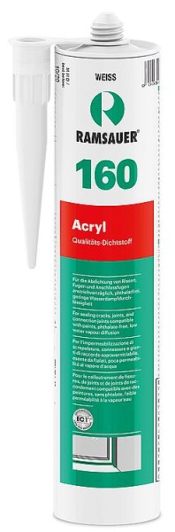 Ramsauer Acryl 160 weiß plastoelastische Fugendichtmasse 310ml