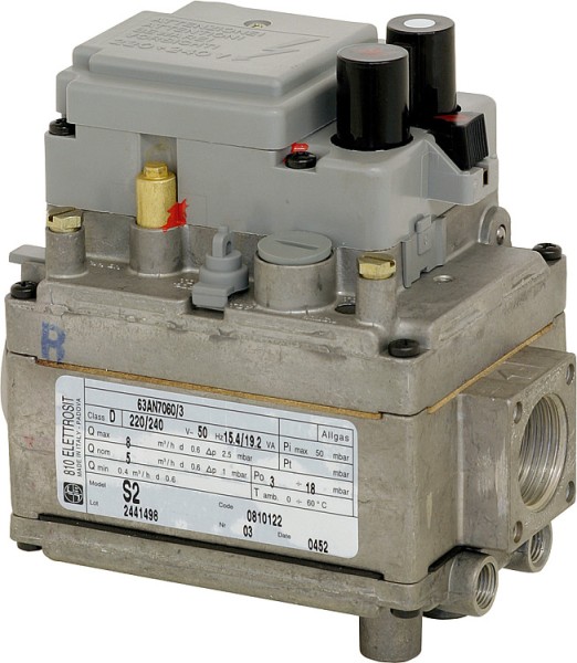 Gas-Kombiventil ELETTROSIT 810 3/4, 220V - 240 V mit Deckel Ref. 0.810.174