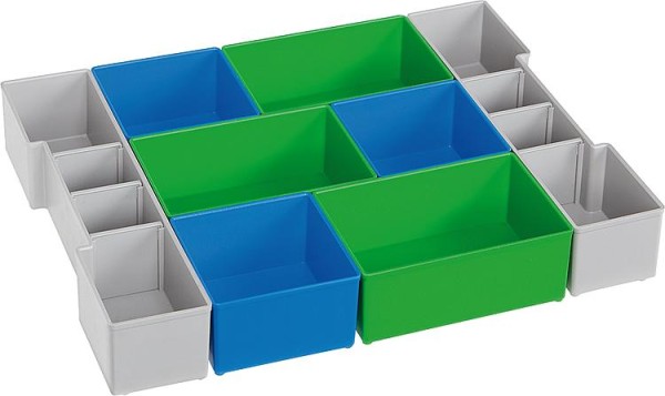 Insetboxen Set CD3 passend für L-Boxx 102 405x315x62mm Insetbox grau grün blau
